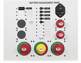 Battery Management panel s baterijskim sklopkama