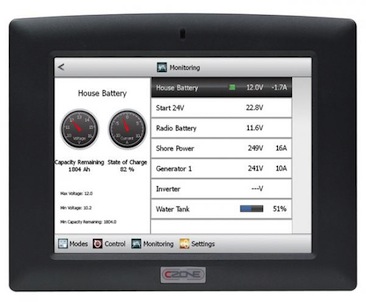10' CZone Touch Screen