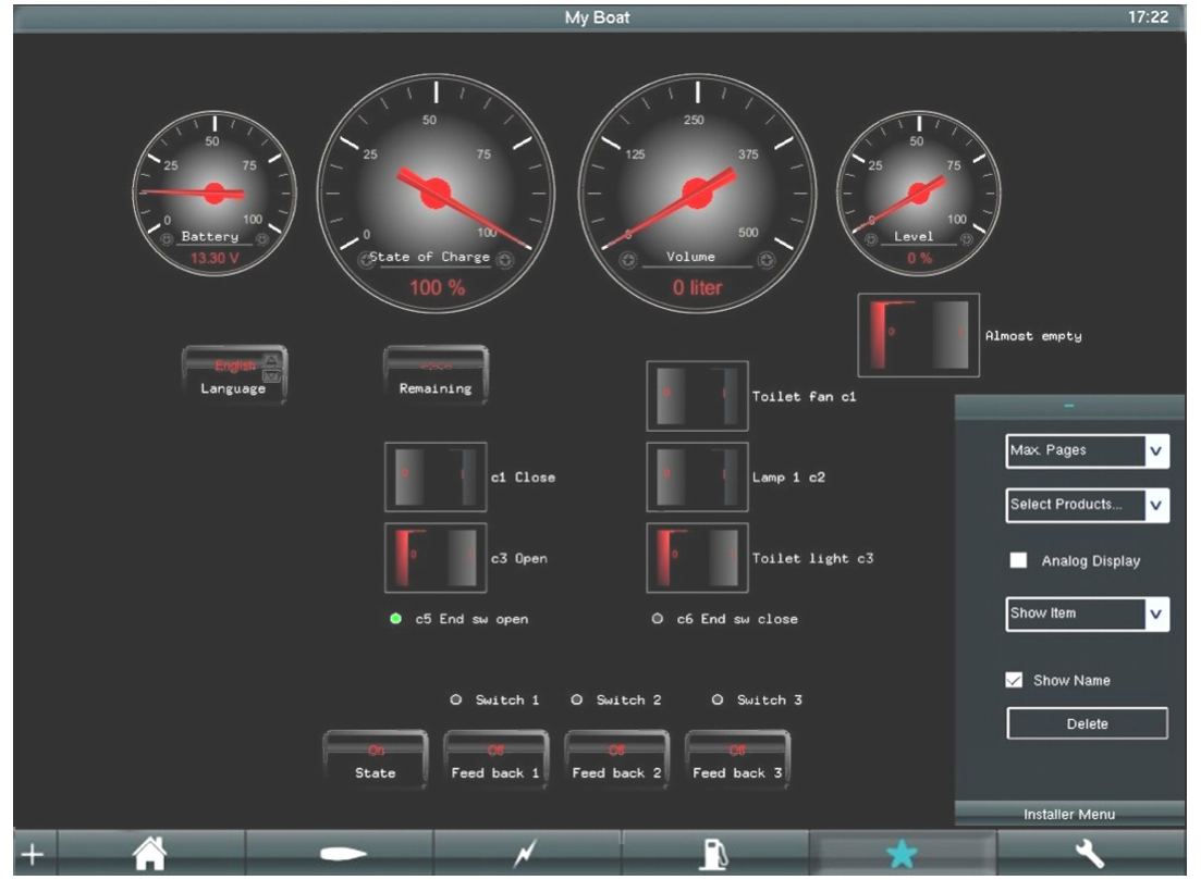 MasterView System Favorite stranica