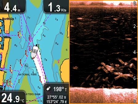 Raymarine CP100 CHRIP DownVision sonder